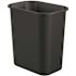 Suncast Commercial 3 Gallon Desk-Side Resin Trash Can - Black