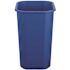 Suncast Commercial 3 Gallon Desk-Side Resin Trash Can - Blue Recycle