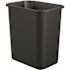 Suncast Commercial 7 Gallon Desk-Side Resin Trash Can - Black
