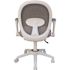 Boss Office Products White Mesh Back Ergonomic Chair Gray/matching Seat Cushion