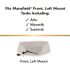 Korky Toilet Flush Handle For Mansfield And Other Front Mount Toilets