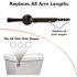 Korky Strongarm Toilet Flush Handle/lever Simple Matte Black