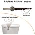 Korky Strongarm Toilet Flush Handle/lever Simple Brushed NICKEL