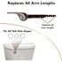 Korky Strongarm Toilet Flush Handle/lever Wave Chrome