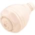 Seasons Maintenance Warehouse 3 Spray Adjustable 2.5 GPM Showerhead with Metal Ball Joint in White