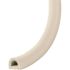 Frost King Premium Rubber Self-Stick Weatherseal, P-Section, 3/8" X 7/32" X 17'