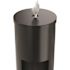 Gritt Commercial Black Stainless Steel Gym Wipe Floor-Stand Wet Wipe Dispenser