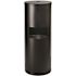 Gritt Commercial Black Stainless Steel Gym Wipe Floor-Stand Wet Wipe Dispenser
