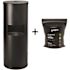 Gritt Commercial Wipe Starter Kit, Black Stainless Steel Wipe Dispenser