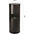 Gritt Commercial Wipe Starter Kit, Black Stainless Steel Wipe Dispenser
