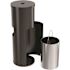Gritt Commercial Wipe Starter Kit, Black Stainless Steel Wipe Dispenser