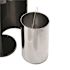 Gritt Commercial Wipe Starter Kit, Black Stainless Steel Wipe Dispenser
