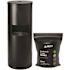 Gritt Commercial Wipe Starter Kit, Black Stainless Steel Wipe Dispenser