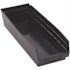 Quantum Storage Systems 3 Qt. Economy Shelf Bin "black