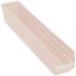 Quantum Storage Systems 3.4 Qt. Economy Shelf Bin Ivory