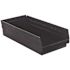 Quantum Storage Systems 3.7 Qt. Economy Shelf Bin Black