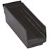 Quantum Storage Systems 1.4 Qt. Economy Shelf Bin Black