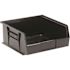 Quantum Storage Systems Black 10-7/8 X 11 X 5 In Ultra Stack Bin Package Of 6