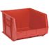 Quantum Storage Systems Red 18 X 16-1/2 X 11 In Ultra Stack Bin Package Of 3