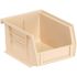 Quantum Storage Systems Ivory 5-3/8 X 4-1/8 X 3 In Stack Bin Package Of 24