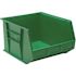 Quantum Storage Systems Green 18 X 16-1/2 X 11 In Ultra Stack Bin Package Of 3