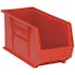 Quantum Storage Systems Red 18 X 8-1/4 X 9 In Ultra Stack Bin Package Of 6