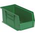 Quantum Storage Systems Green 10-7/8 X 5-1/2 X 5 In Stack Bin Package Of 12