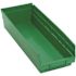 Quantum Storage Systems Eco Green Shelf Bin 17-7/8 X 6-5/8 X 4 In Package Of 20