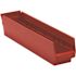 Quantum Storage Systems 4 In Red Shelf Bin 17-7/8 X 4-1/8 X 4 In Package Of 20