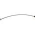 Moen Triva Matte Black Adjustable Curved Shower Rod