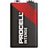 Duracell Procell Intense 9V Alkaline Battery, Case Of 72