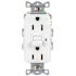 Hubbell Wiring Commercial Self-Test Gfci Receptacle, 15a, White
