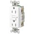 Hubbell Wiring Commercial Self-Test Gfci Receptacle, 15a, White