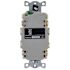 Hubbell Wiring Commercial Self-Test Gfci Receptacle, 15a, Ivory