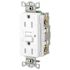 Hubbell Wiring Commercial Tamper-Resistant Self-Test Gfci Receptacle, 15a, White