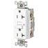 Hubbell Wiring Commercial Self-Test Gfci Receptacle, 20a, White