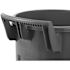 Rubbermaid Commercial Vented Wheeled Brute Container 44 Gal Gray