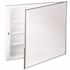 Generic Private Brand 16w X 26"h Recessed Mirrored Medicine Cabinet With Steel Body And Shelves
