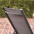 Cape Soleil Santorini Aluminum Sling Chaise Lounge Chair Gray Sling, Gray Frame