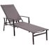 Cape Soleil Santorini Aluminum Sling Chaise Lounge Chair Gray Sling, Gray Frame