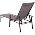 Cape Soleil Santorini Aluminum Sling Chaise Lounge Chair Gray Sling, Gray Frame