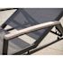 Cape Soleil Santorini Aluminum Sling Chaise Lounge With Polywood Accent Arms