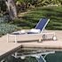 Cape Soleil Santorini Aluminum Sling Chaise Lounge Chair