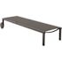 Cape Soleil Santorini Aluminum Sling Chaise Lounge Chair With Wheels