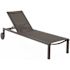 Cape Soleil Santorini Aluminum Sling Chaise Lounge Chair With Wheels