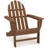 Cape Soleil Verde Modern Adirondack Chair In Teak