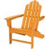 Cape Soleil Verde Adirondack Chair In Tangerine