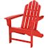 Cape Soleil Verde Adirondack Chair In Sunset Red