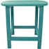 Cape Soleil Verde 19" X 15" Side Table In Aruba Blue