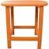 Cape Soleil Verde 19" X 15" Side Table In Tangerine